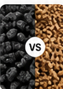 Biomass pellets versus coal