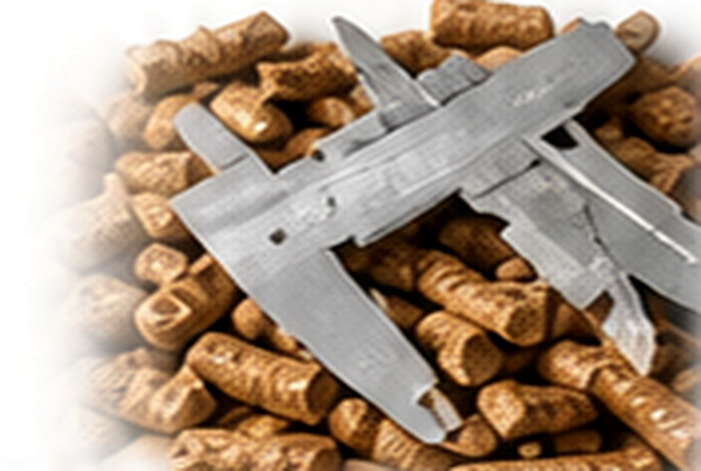 Measured biomass pellets